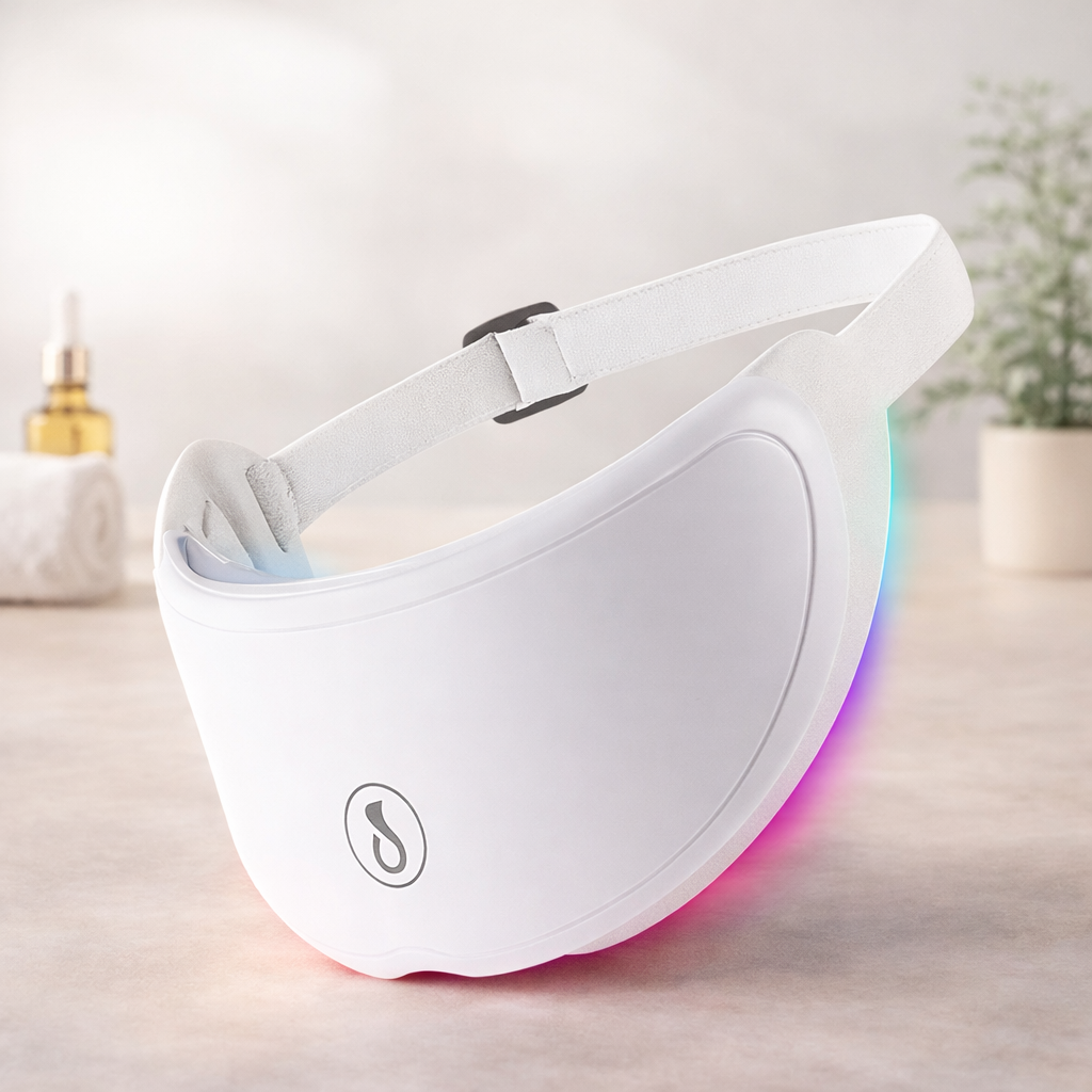 Appareil de Beauté à LED  pour Cou avec 7 Couleurs de Soins de la Peau